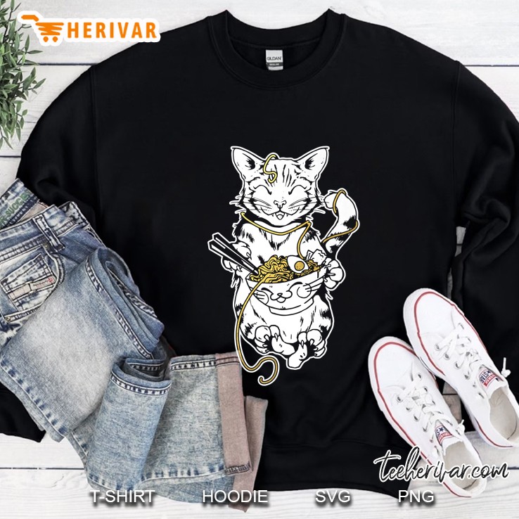 Ramen Noodle Cat Version Sweatshirt