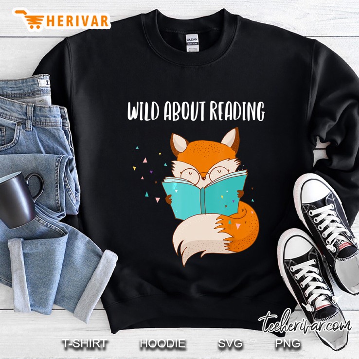 Wild About Reading Fox Version Sweatshirt