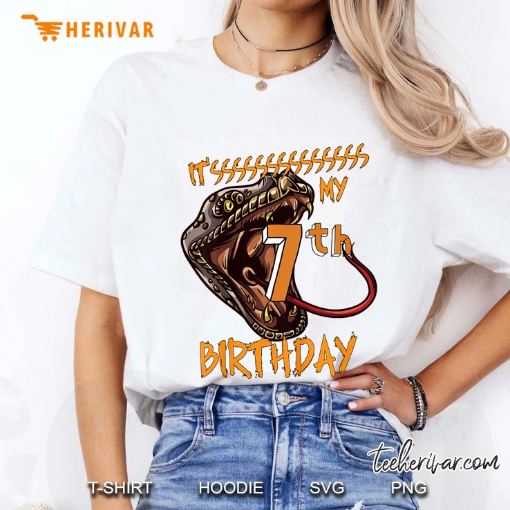 7Th Birthday Party Costume Snake For 7 Yr Old Ladies Tee
