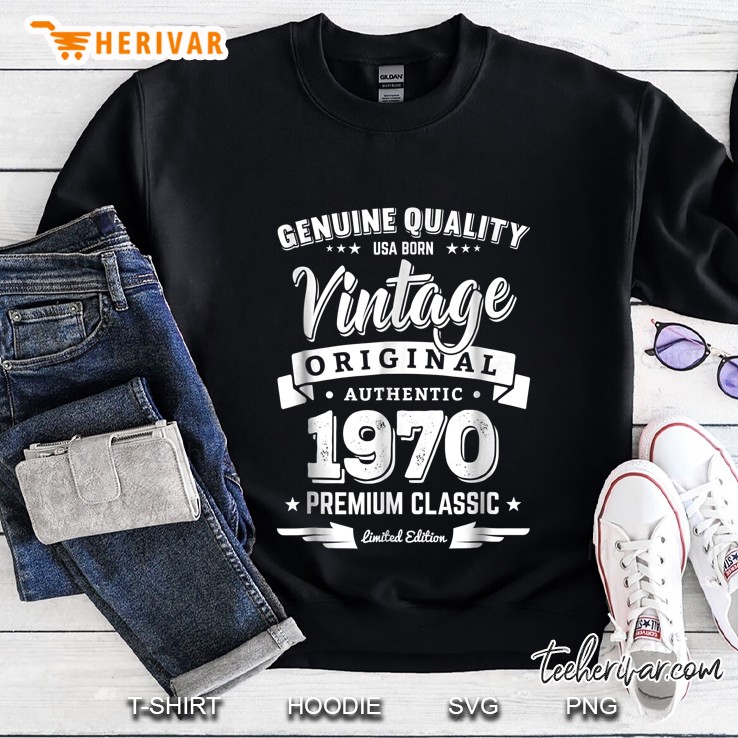 Genuine Quality Usa Born Vintage Original Authentic 1970 Sweatshirt