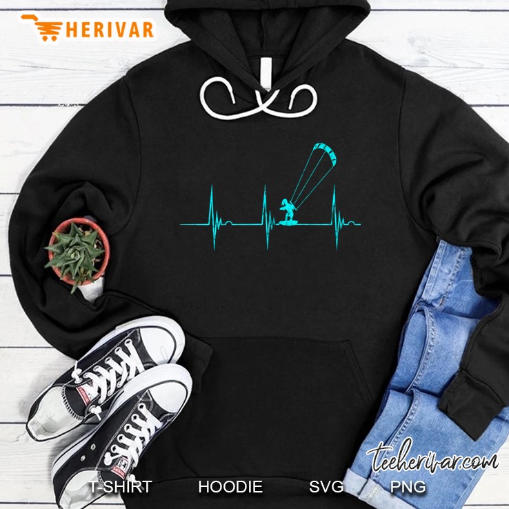Kitesurfer Heartbeat Hoodie