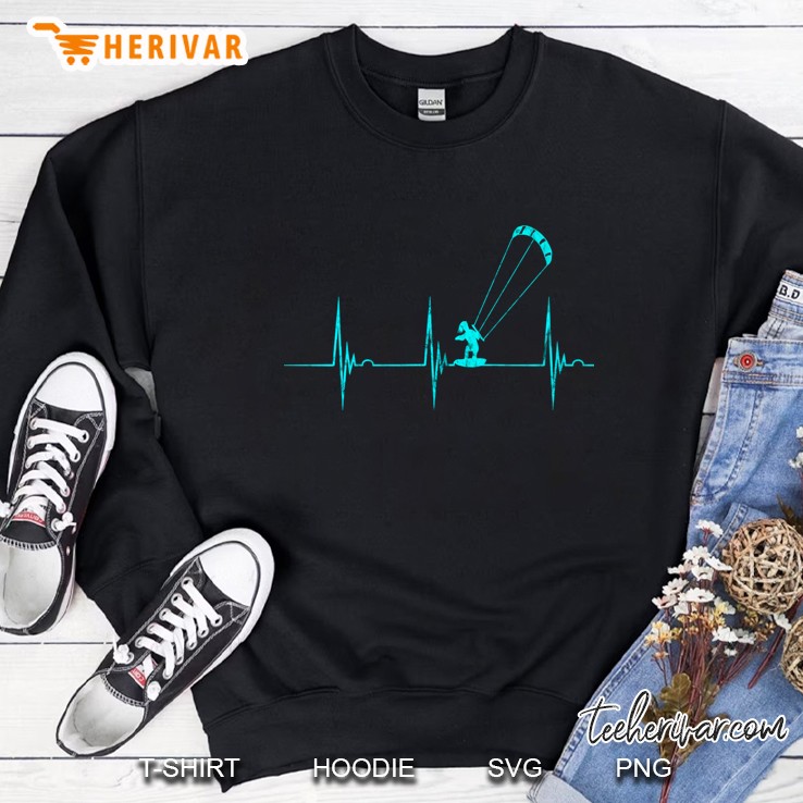 Kitesurfer Heartbeat Sweatshirt
