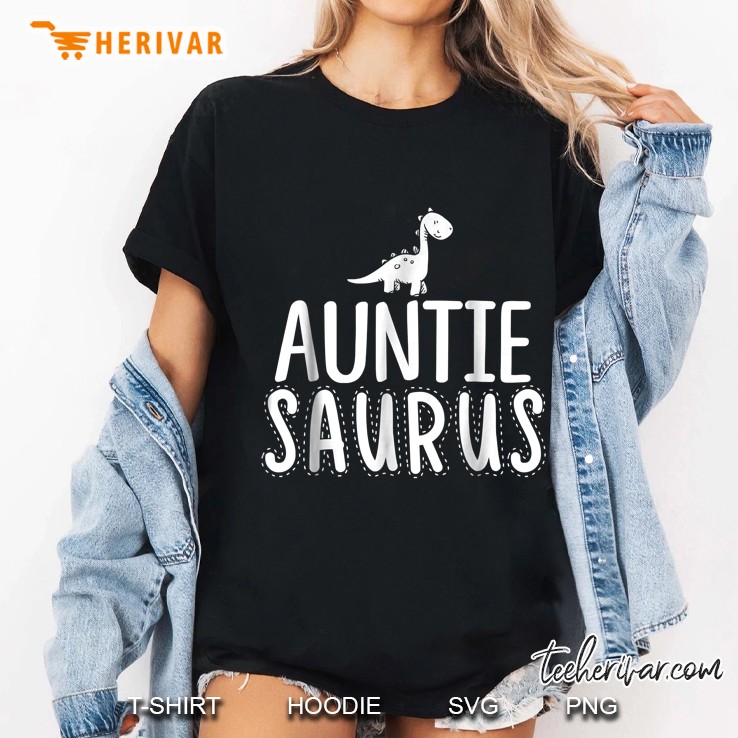 Auntie Saurus Dinosaur Ladies Tee