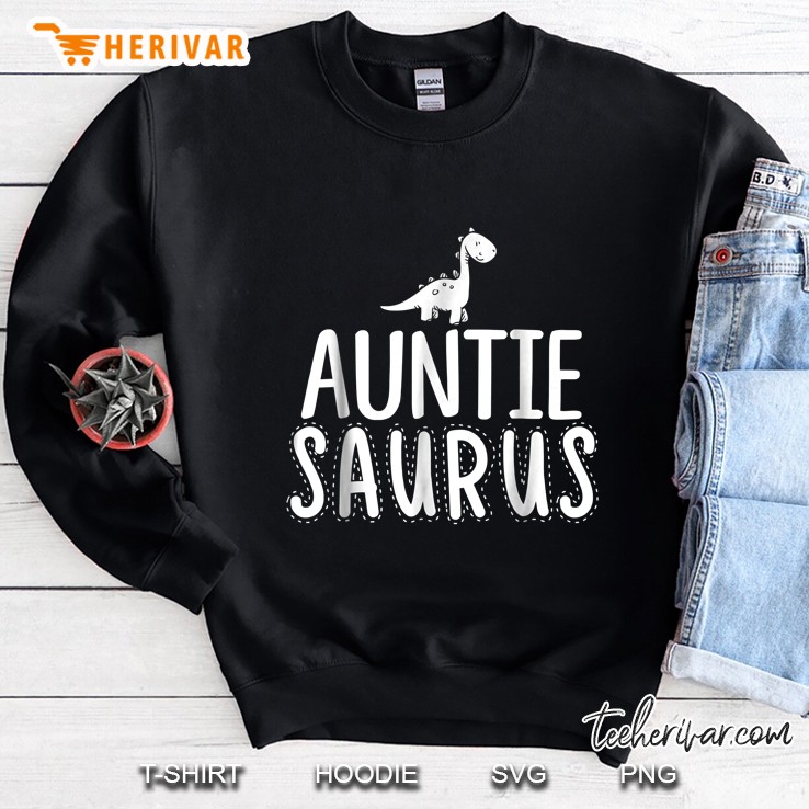 Auntie Saurus Dinosaur Sweatshirt