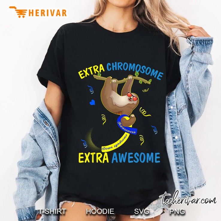 Extra Chromosome Extra Awesome Ladies Tee