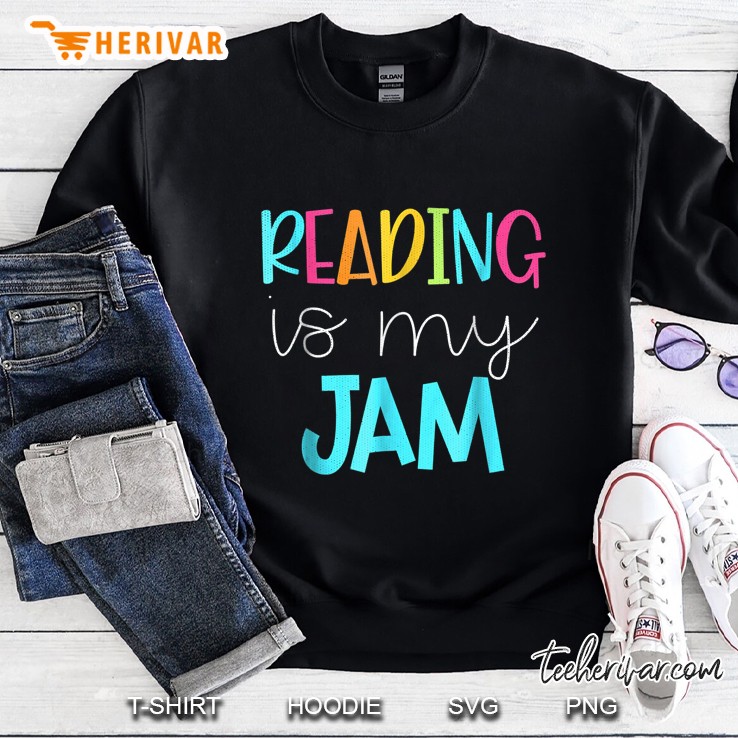 Reading Is My Jam Sweatshirt