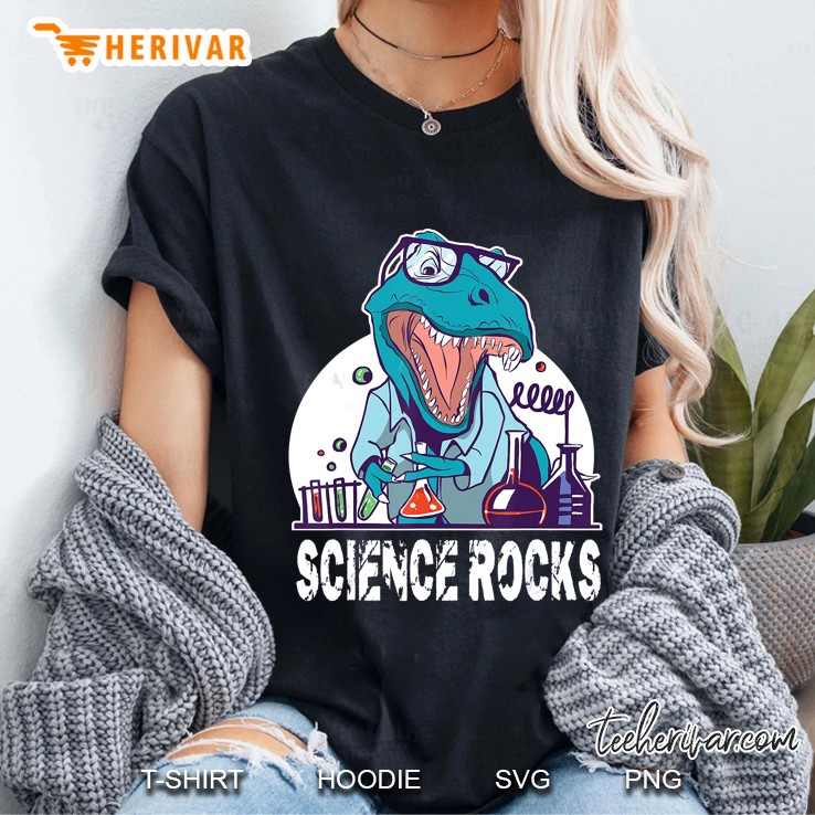Science Rocks T-Rex Version Ladies Tee