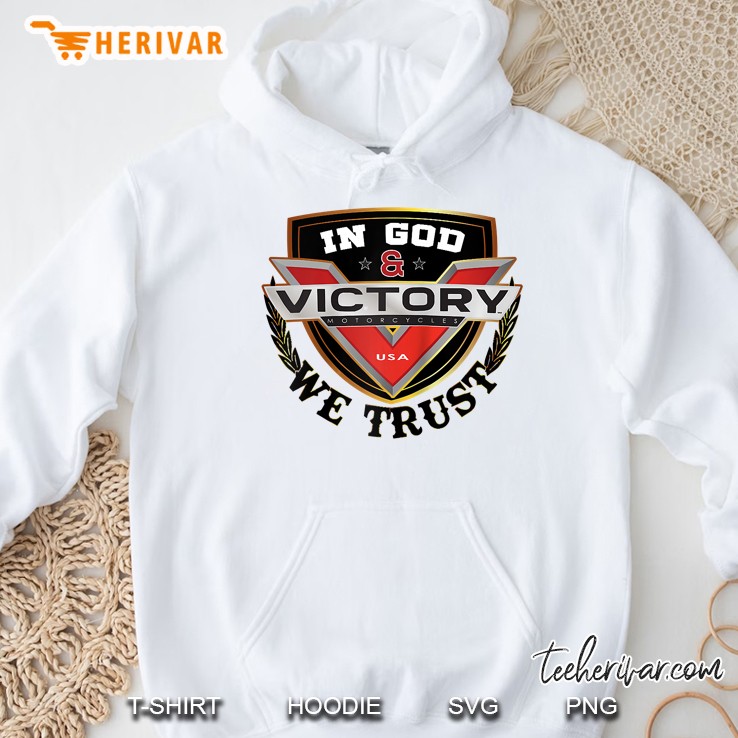 In God And Victory We Trust Raglan Baseball Hoodie