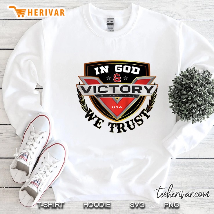In God And Victory We Trust Raglan Baseball Sweatshirt