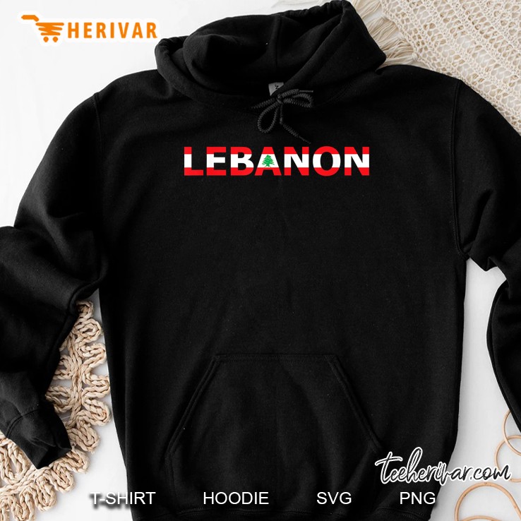 Lebanon Lebanese Flag Version Hoodie