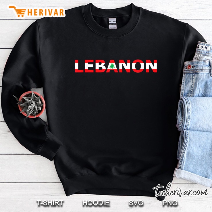 Lebanon Lebanese Flag Version Sweatshirt