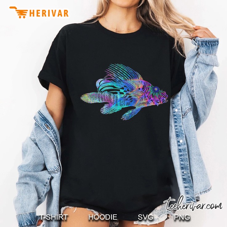 Psychedelic Lionfish Hoodie