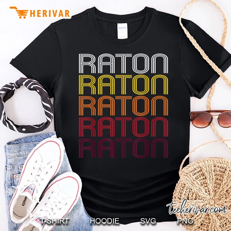 Raton, Nm Vintage Style New Mexico Shirt