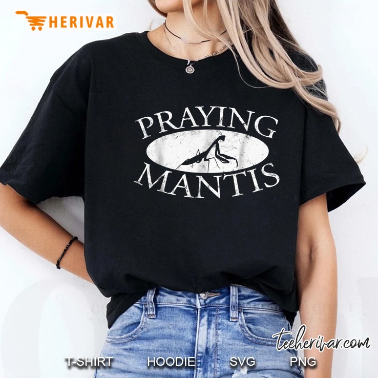 Praying Mantis Mantis Silhouette Version Ladies Tee