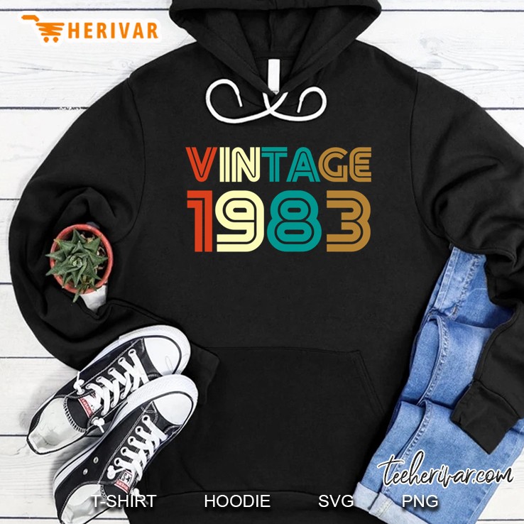 Vintage 1983 37th Birthday Version2 Hoodie