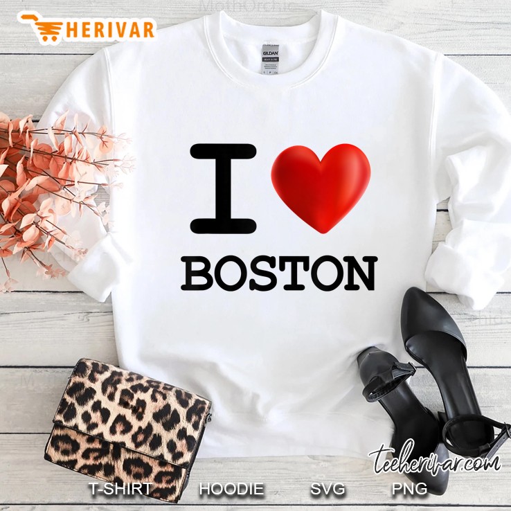 I Love Boston Sweatshirt