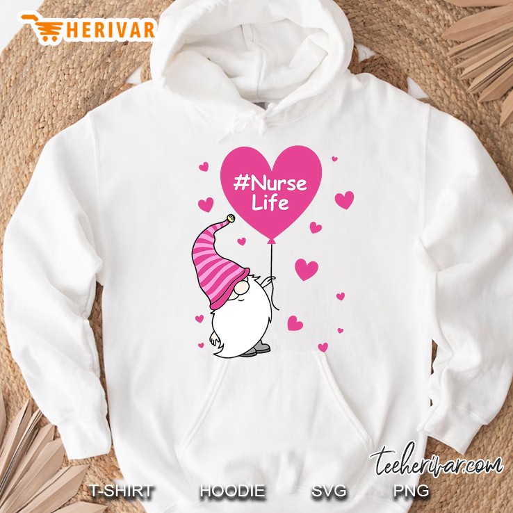 #NurseLife Pink Gnome Version Hoodie