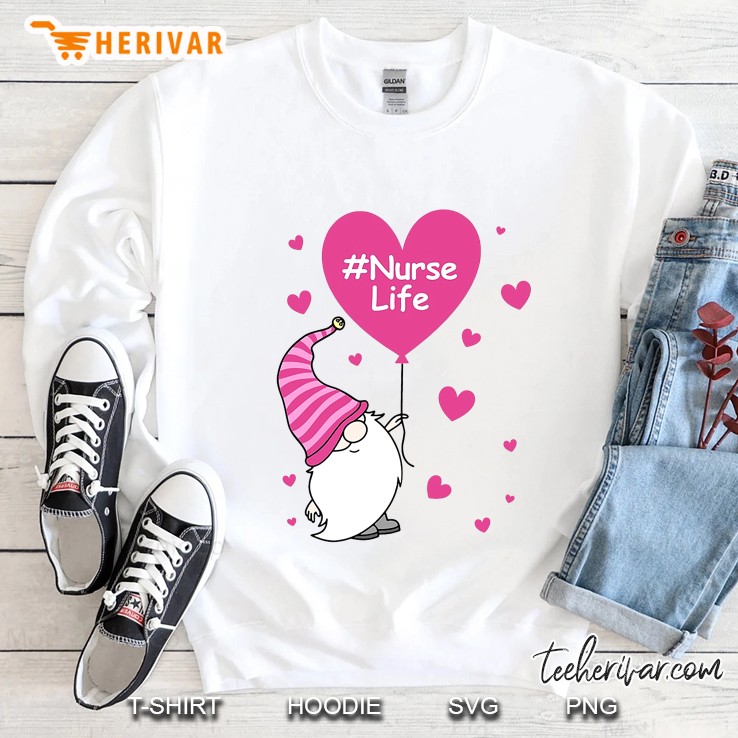 #NurseLife Pink Gnome Version Sweatshirt