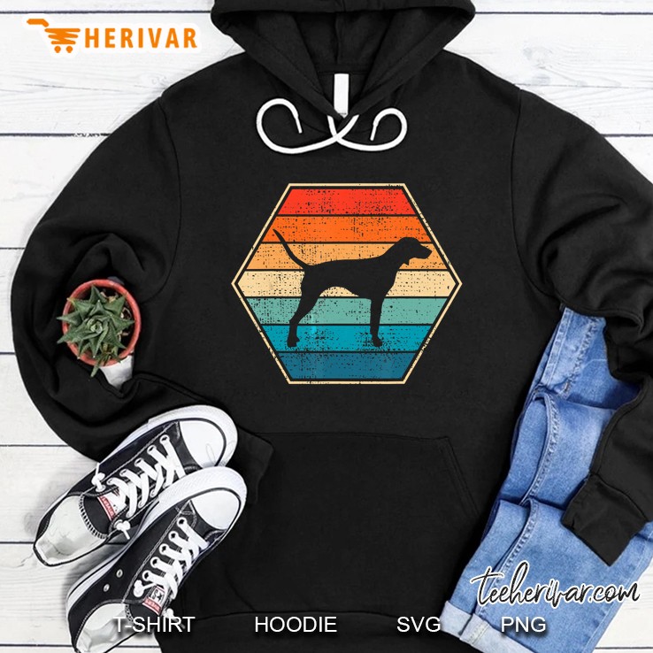 Bluetick Coonhound Dog Vintage Version Hoodie