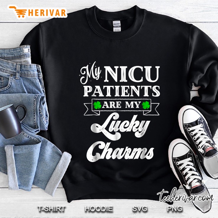 Nicu Nurse St Patricks Day Lucky Charm Spd Sweatshirt
