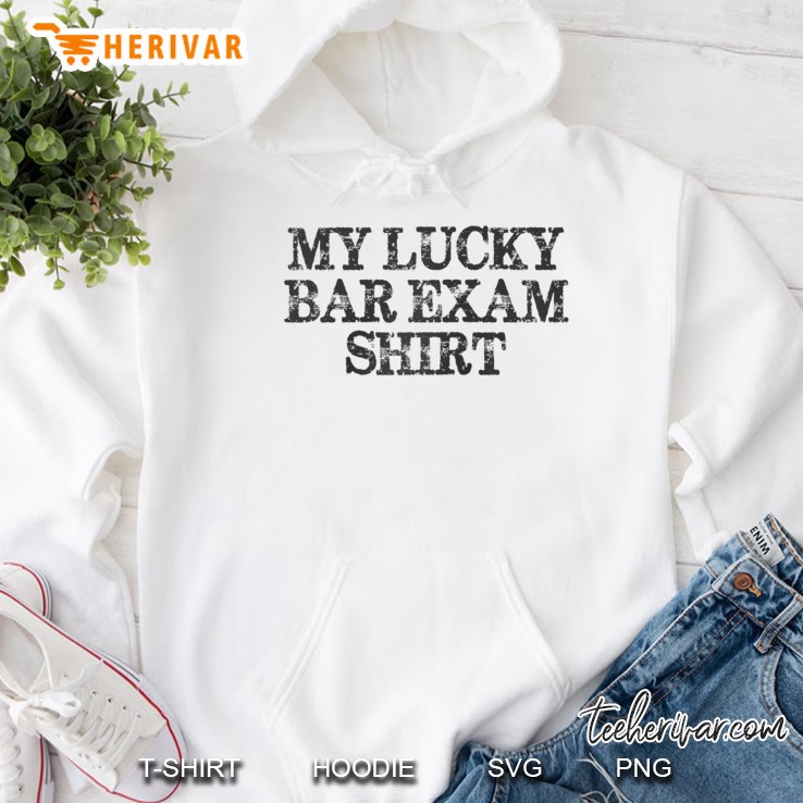 My Lucky Bar Exam Shirt White Version Hoodie