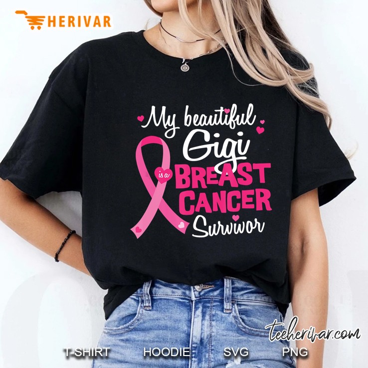 My Beautiful Gigi Breast Cancer Survivor Ladies Tee