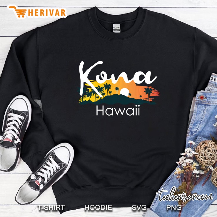 Kona Hawaii Beach Sunset Version Sweatshirt