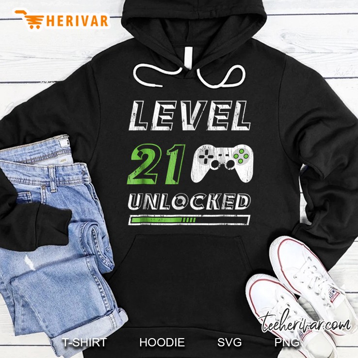 Level 21 Unlocked Game Controller Version Hoodie