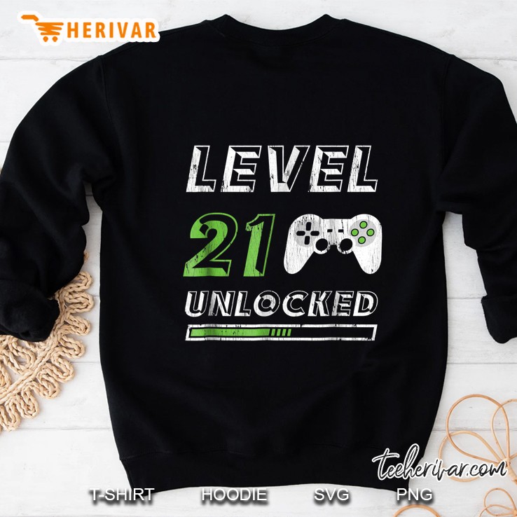 Level 21 Unlocked Game Controller Version Sweatshirt