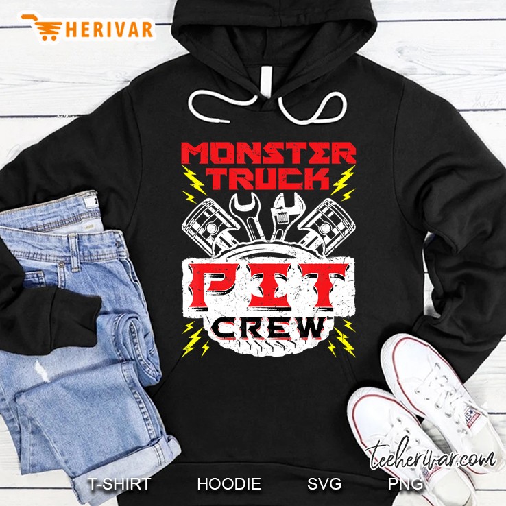 Monster Truck Pit Crew Hoodie