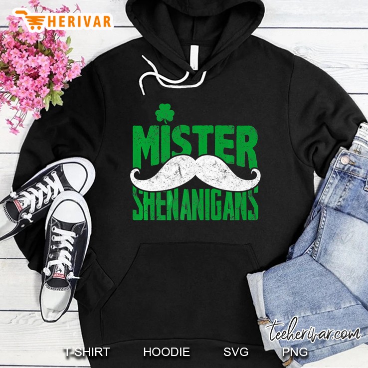 Mister Shenanigans Shamrock White Beard Version Hoodie