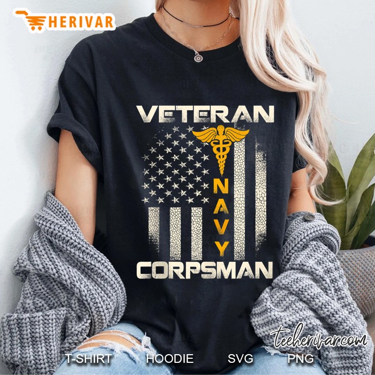 Veteran Navy Corpsman Version2 Ladies Tee