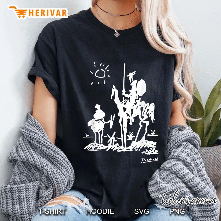 Don Quixote Picasso Artwork Ladies Tee