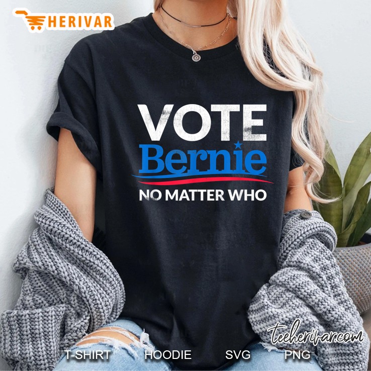 Vote Bernie No Matter Who Ladies Tee