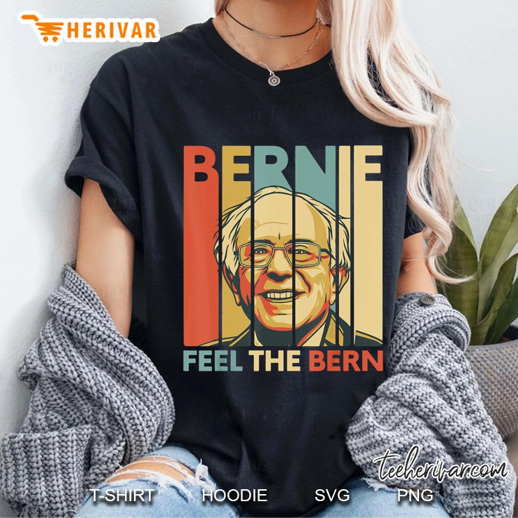 Feel The Bern Bernie 2020 Version2 Ladies Tee