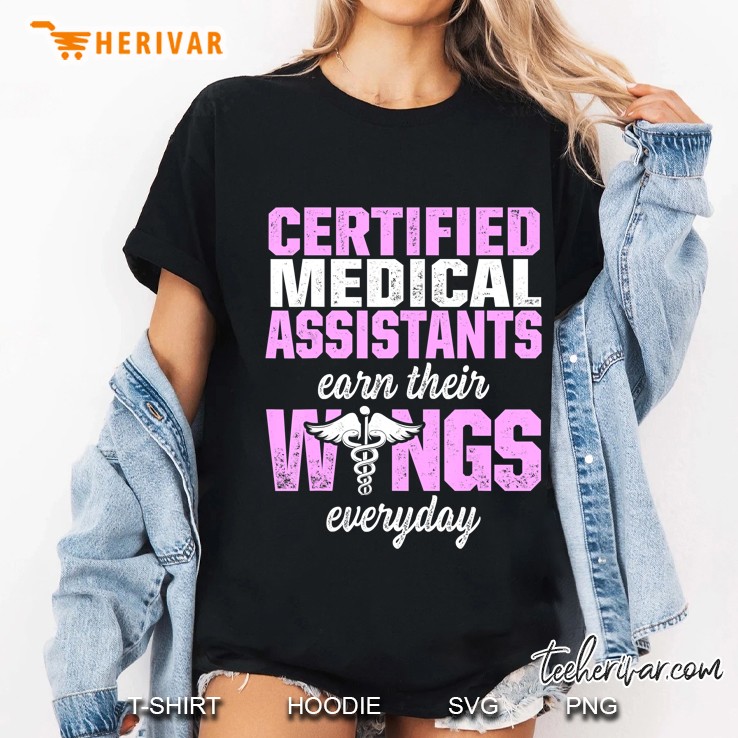 Certified Medical Assistants Earn Their Wings Everyday Ladies Tee