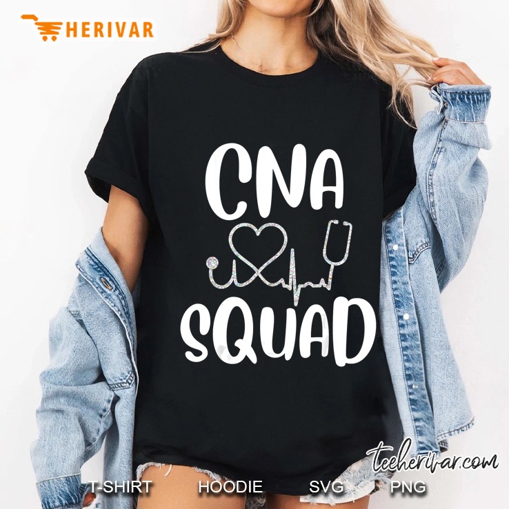 Certified Nursing Assistant CNA Squad Stethoscope Ladies Tee