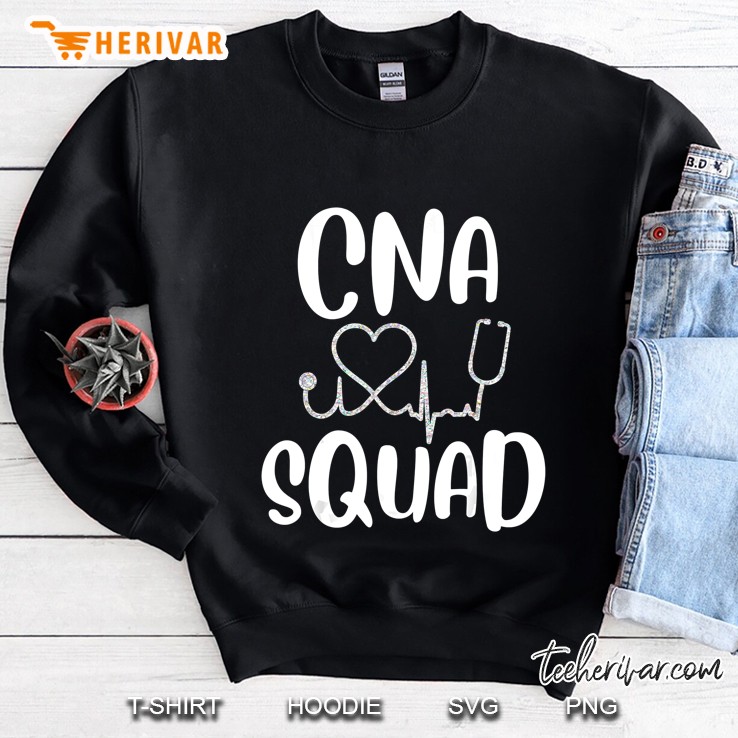 Certified Nursing Assistant CNA Squad Stethoscope Sweatshirt