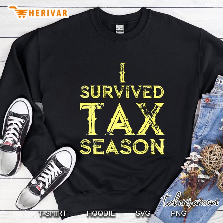I Survived Tax Season Grunge Version Sweatshirt