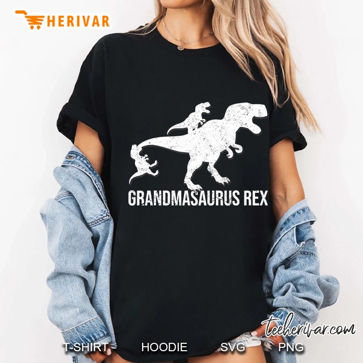Grandmasaurus Rex 2 T Rex Silhouette Version Ladies Tee