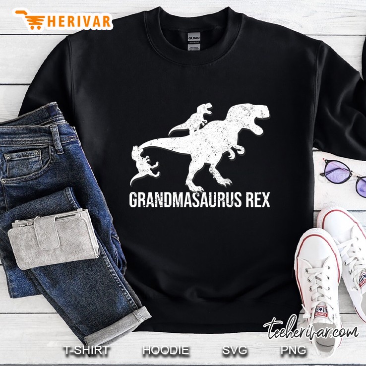 Grandmasaurus Rex 2 T Rex Silhouette Version Sweatshirt