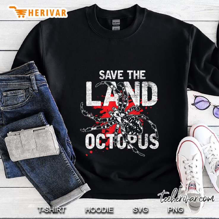 Save The Land Octopus Spider Sweatshirt