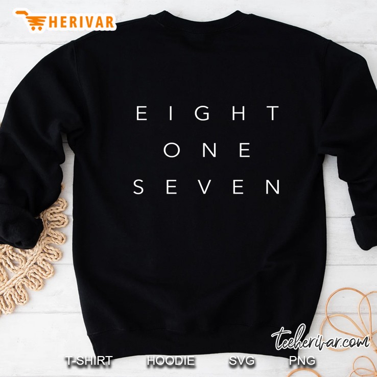 Eight One Seven 817 Area Code Texas Fort Worth Sweatshirt