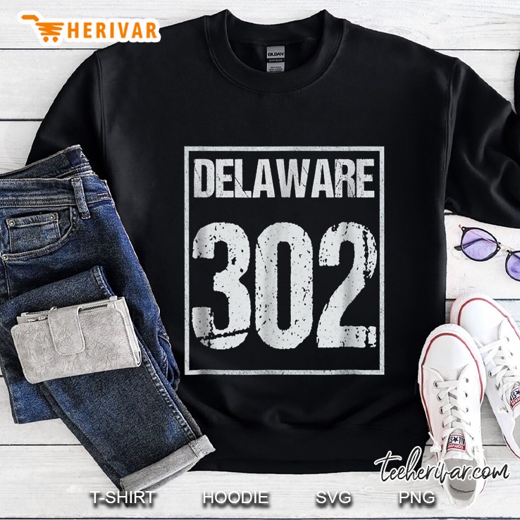 Delaware 302 Grunge Version Sweatshirt