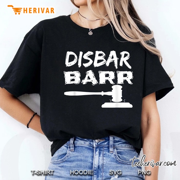 Disbar Barr Wood Hammer Silhouettte Version Ladies Tee