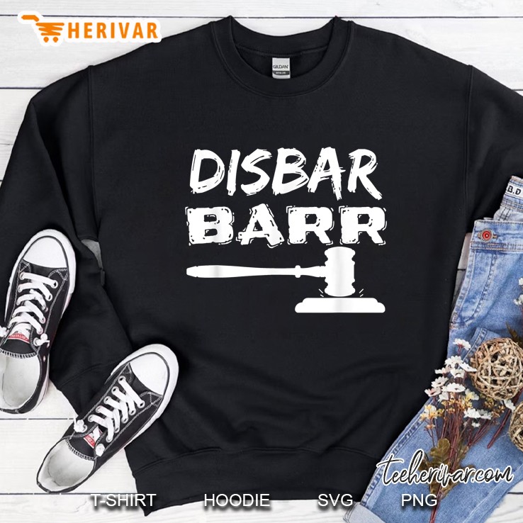 Disbar Barr Wood Hammer Silhouettte Version Sweatshirt