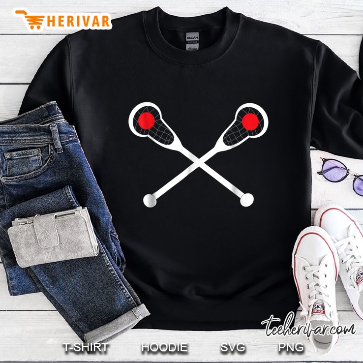 Lacrosse Sticks Cross Sweatshirt