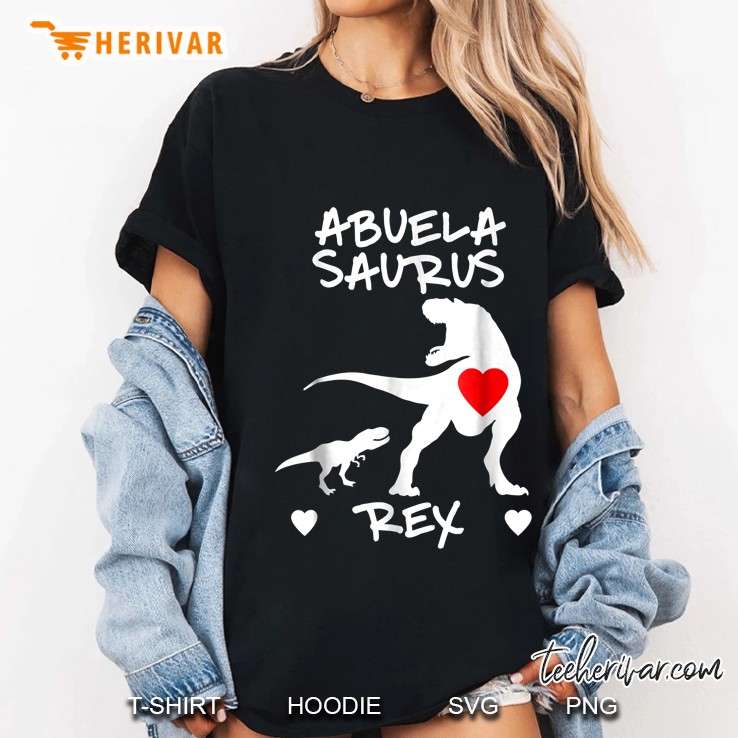 Abuela Saurus T Rex Dinosaur Ladies Tee