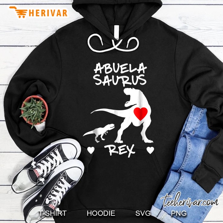 Abuela Saurus T Rex Dinosaur Hoodie