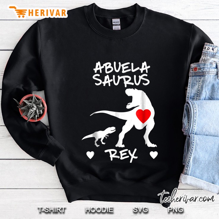 Abuela Saurus T Rex Dinosaur Sweatshirt